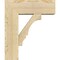 Ekena Millwork Balboa Block Rough Sawn Bracket w/ Offset Brace, Douglas Fir, 8"W x 22"D x 26"H BKT0806X22X26BOA05RDF - alternate 4